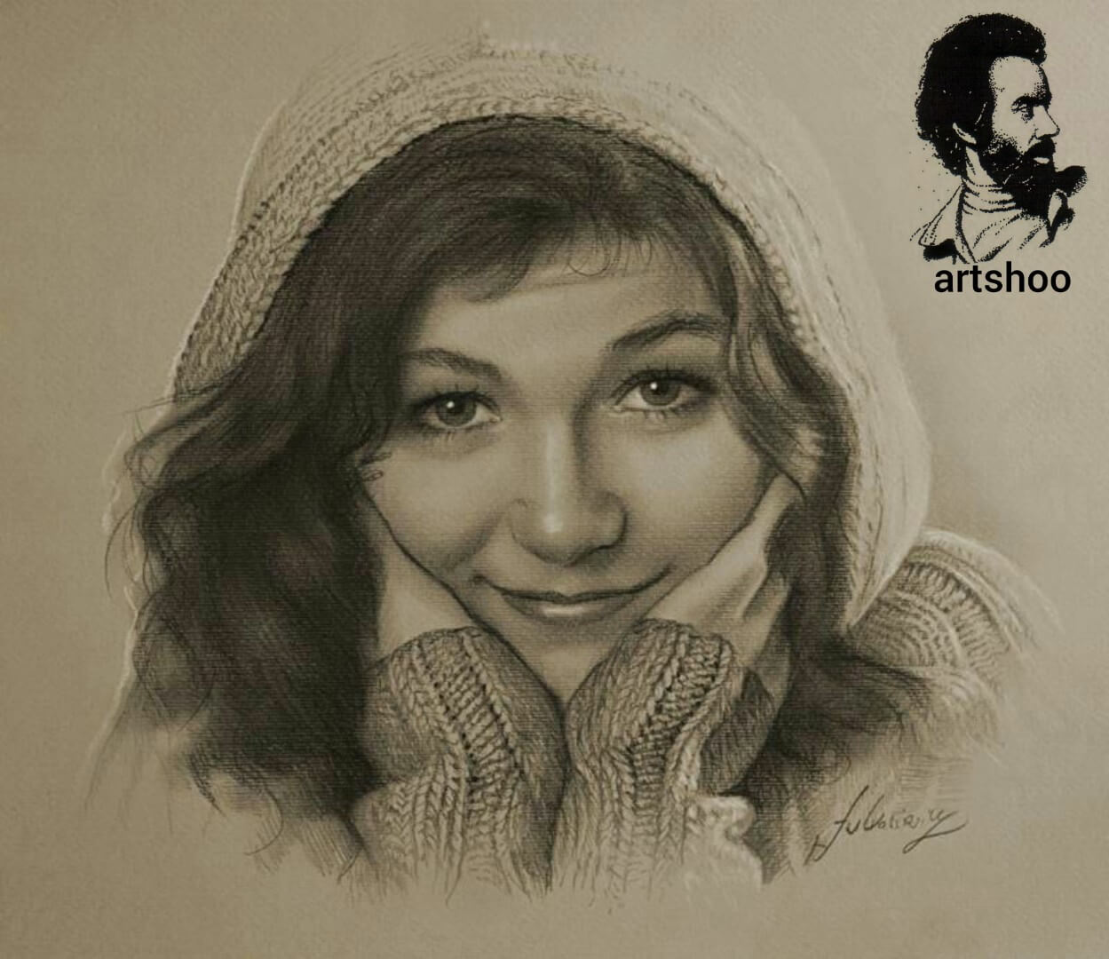 آموزش نقاشی سیاه قلم